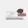 Almohada con cáscara de trigo sarraceno Ecológica - 45*60cm, con textura suave y cáscaras de trigo sarraceno.