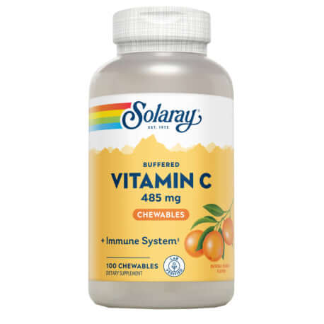 Vitamina C - 485mg masticable - Solaray