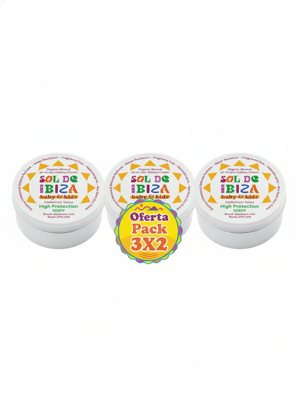 Pack 3X2 Crema Solar Baby & Kids SPF30