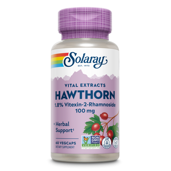 Espino Blanco (Hawthorn) 100 mg- 60 Vegcápsulas