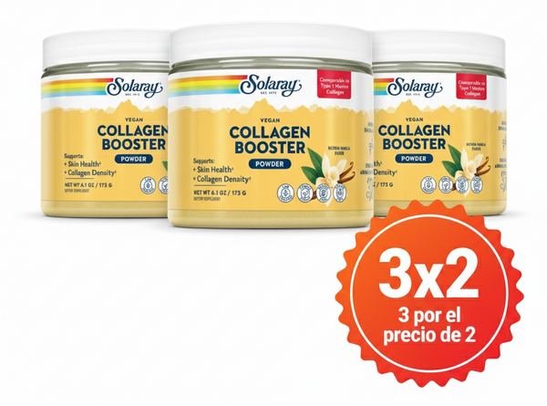 Pack 3X2 Colágeno Booster Vegano - Solaray