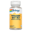 Vitamina D3 & K2 - 60 vegacápsulas - Solaray - Tribu Naturals