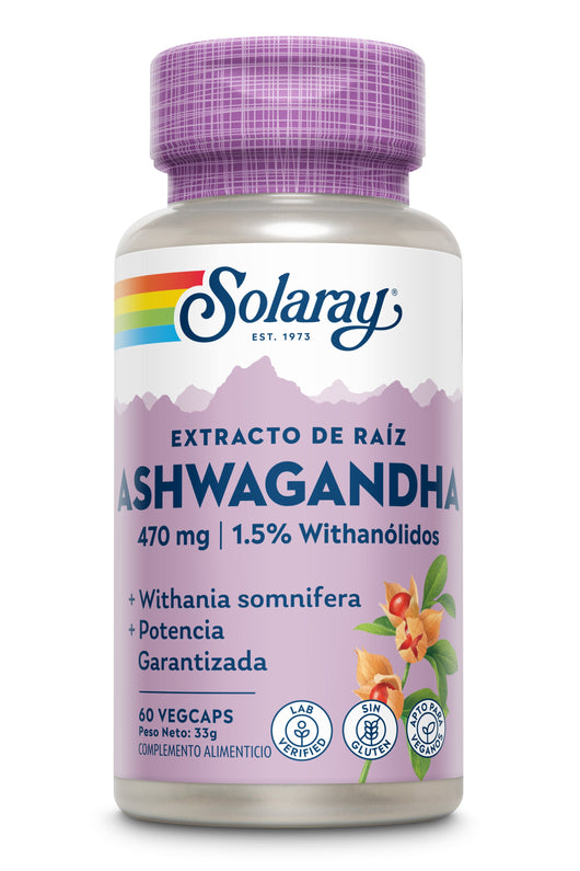 Ashwagandha 470mg - 60 vegacápsulas - Tribu Naturals