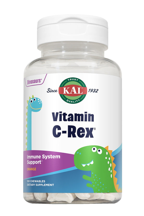 Vitamina C Rex™ - 100 dinosaurios masticables - Tribu Naturals