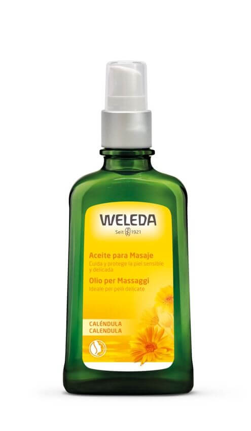 Aceite para masaje con Caléndula 100 ml Masaje Piel Sensible - Tribu Naturals