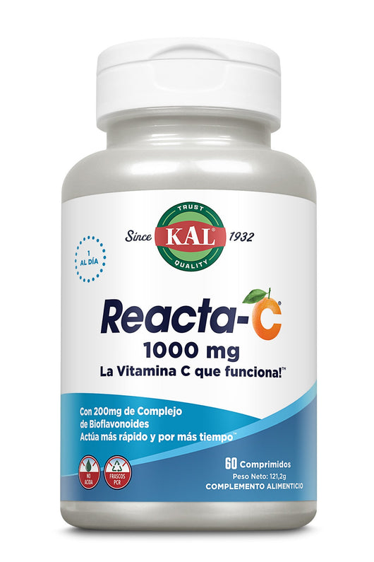 Reacta C 1000 mg - 60 comprimidos - Tribu Naturals