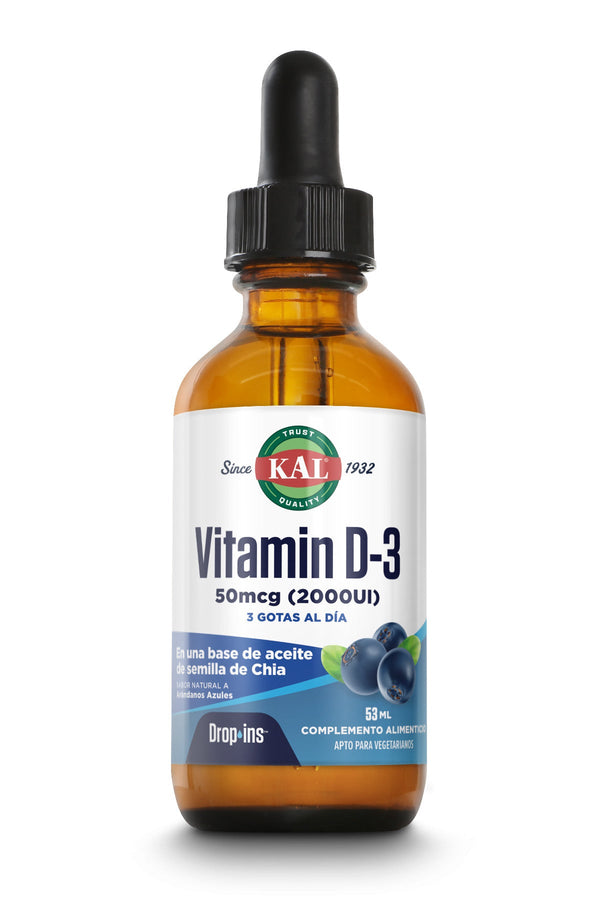 Vitamina D3 - gotas 1.8oz 53ml - Tribu Naturals