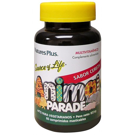 Animal Parade Multivitamina Naranja 60 comprimidos masticables - Tribu Naturals