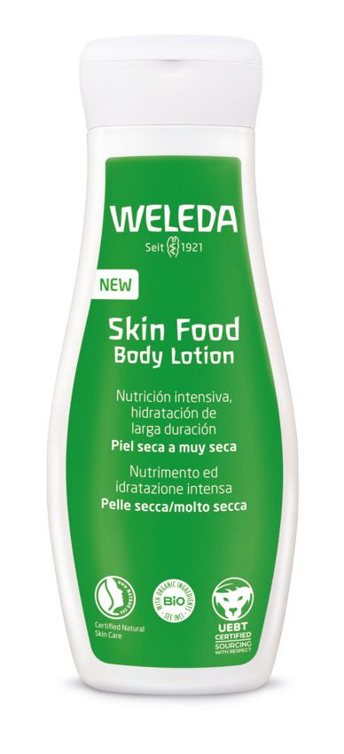 Skin Food Leche Corporal - Nutrición Intensiva Textura Ligera 200 ml - Piel Seca - Tribu Naturals