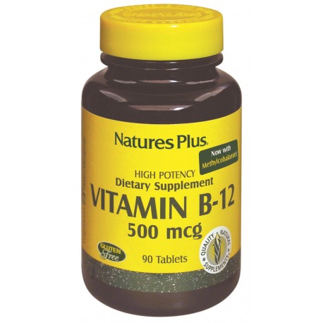 Vitamina B12 500 mcg 90 comprimidos - Tribu Naturals